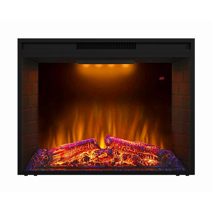 Symple Stuff Recessed Electric Fireplace Insert Wayfair